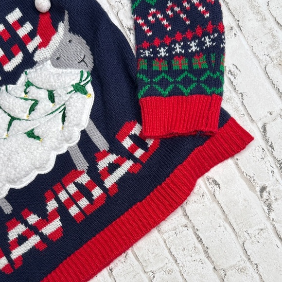 Fleece Navidad Christmas Sweater - Picture 6 of 7